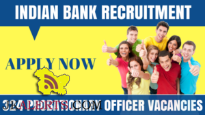 Indian Bank Specialist Officer Jobs