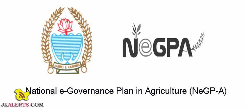 National e-Governance Plan in Agriculture (NeGP-A)