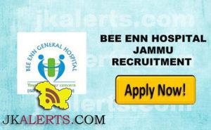 Bee Enn General Hospital Jammu Jobs