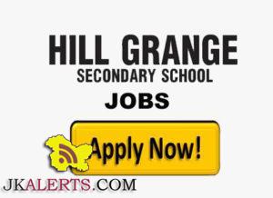 HILL GRANGE SECONDARY SCHOOL JOBS