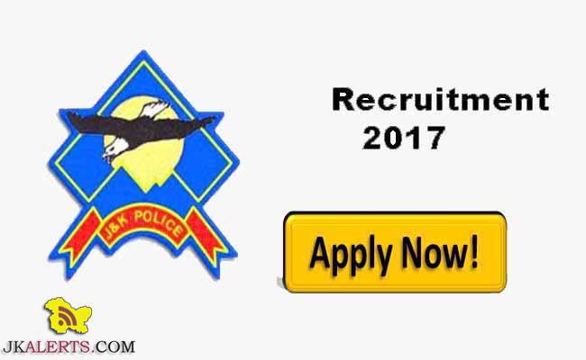 Special Police Officers (SPOs) Recruitment 2017 in District Udhampur.