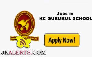 Job in KC Gurukul Clg. of Education.