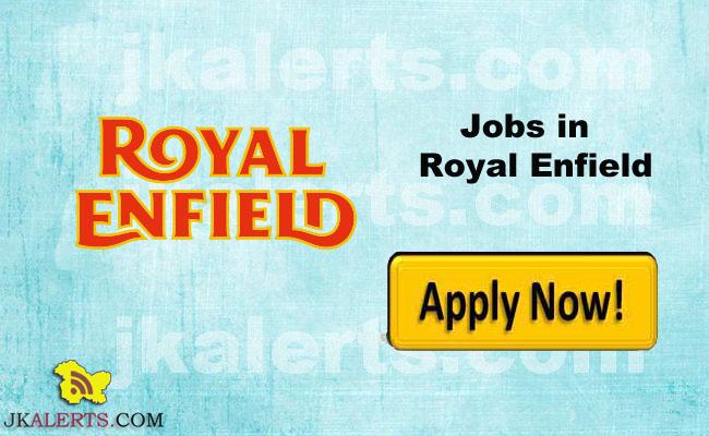 Jobs in R A ENFIELD Authorised Dealer of Royal Enfield