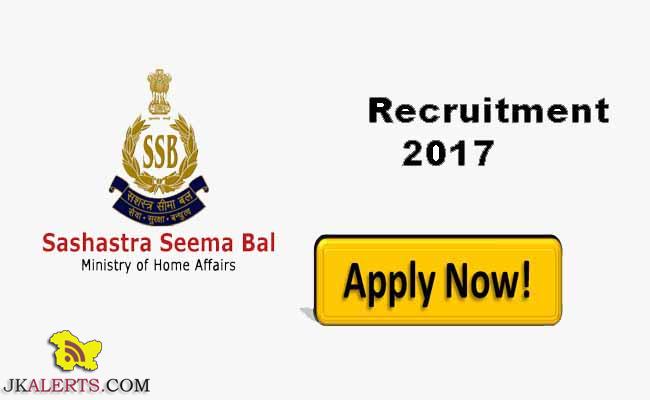 Sashastra Seema Bal SSB Recruitment 2017 Posts 746