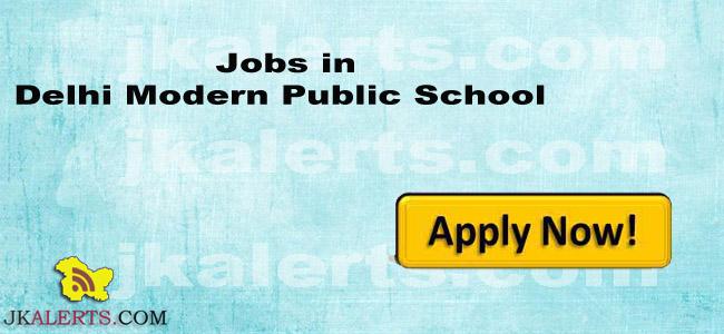 Jobs in Delhi Modern Public School.