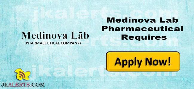 Medical Sales Representative Jobs in Medinova Lab.