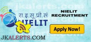 NIELIT Srinagar jobs Recruitment 2022.