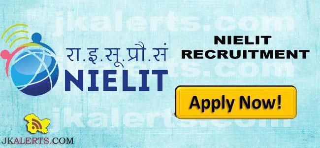 Job Recruitment in NIELIT Jammu