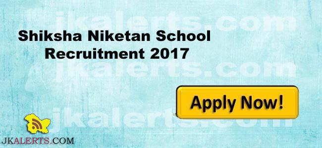 Jobs in Shiksha Niketan Secondary School Jammu