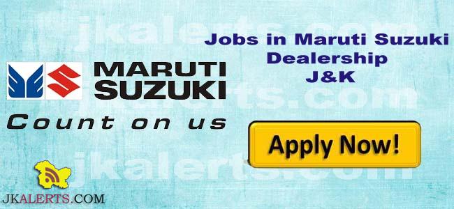 Jobs in Highland Automobiles Pvt Ltd Authorised Dealers of Maruti Suzuki J&K