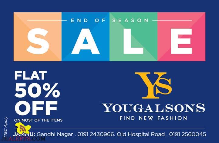 Flat 50% off on Yougal Sons Jammu