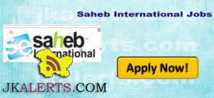 Sales Executives Jobs in Saheb International.