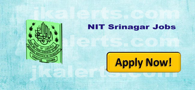 NIT Srinagar Jobs