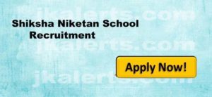 Shiksha Niketan School Jobs