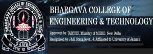 Bhargava college of engineering and technology, BCET Recruitment 2018, various posts