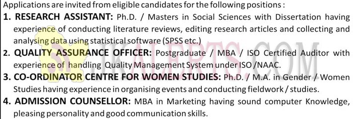 MIER College of Education Jammu Jobs Recruitment Updates 2019