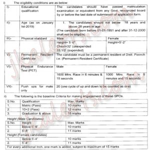 J&K Police Special Police Officers (SPOs) Job Recruitment complete details.