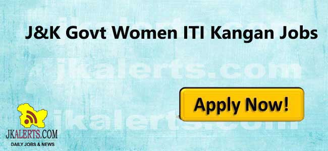 J&K Govt Women ITI Kangan Job recruitment 2020, Women ITI Kangan jobs, Women ITI Kangan Recruitment, Vocational Instructor Hand Embroidery jobs