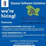 iQuasar Software Solutions , iQuasar Software Solutions Jobs, iQuasar Software Solutions Recruitment,Business Development Team Lead Jobs, Sales Representative Jobs, Srinagar Jobs , Kashmir jobs