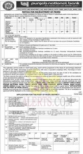 PNB Jammu Jobs Recruitment 2021.