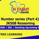 Number series (Part 4) | FREE Classes for JKSSB Exams.