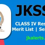 JKSSB Class IV Result update.