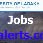 University of Ladakh Jobs recruitment 2022.