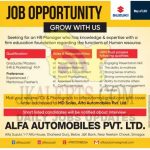 Alfa Automobile Pvt. Ltd Jobs Recruitment 2021.