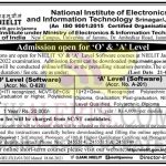 JK NIELIT Admission open for 'O' & 'A' Level.