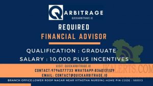 Financial Advisor Jobs in Quick Arbitrage.