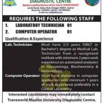 Laboratory Technician, Computer Operator Jobs in Srinagar.