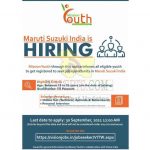 Maruti Suzuki India Jobs Recruitment 2021.