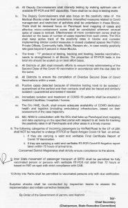 J&K GOVT Issues fresh COVID 19 Guidelines.