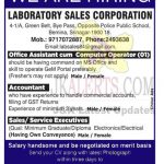 Laboratory Sales Corporation Srinagar jobs.