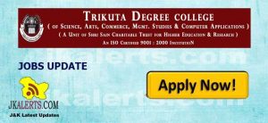Jammu jobs, Jobs in Jammu, Trikuta Degree College Jobs, Jobs in Trikuta Degree College, Assistant Professor Jobs, AP jobs,