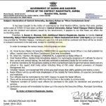 Central University Jammu declared as Micro Containment zone.