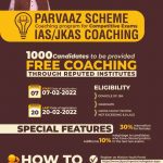 Free Coaching for IAS, JKAS