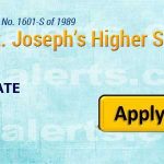Jobs in St. Joseph's higher secondary school