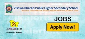 Vishwa Bharati School Jammu Jobs.