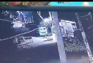 CCTV footage of Militant attack on CISF Bus in Jammu.