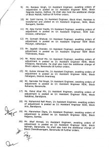 JK Govt orders Transfers and Postings of various posts.