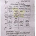 JKBOSE Class 12th Date Sheet Kashmir