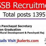 JKSSB Jobs Recruitment 2022 1395 Posts.