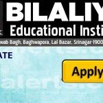 Bilaliya Educational Institute Jobs.