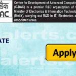 Jobs In (C-DAC) technical posts on contract Basis.