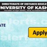 DDE EDUCATION UNIVERSITY OF KASHMIR