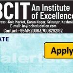 Jobs in BCIT Coaching Institute, Srinagar.