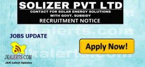Various Jobs in Solizer Energytech Pvt. Ltd.