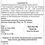 Awareness Camp on Self Employment Schemes cum Job Fair