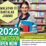 Himalayan ITI Jammu Admission 2022.
